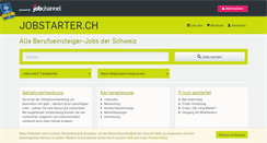 Desktop Screenshot of jobstarter.ch